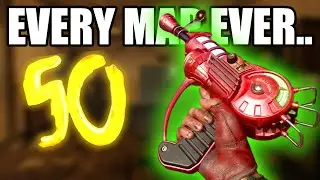 Round 50 on Every Cod Zombies Map Ever (Map 2 Vurruckt WAW)