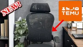 Сборка и обзор офисного кресла Temu.