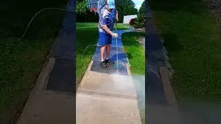 Oddly satisfying pressure washing #satisfyingpressurewashing #turbonozzle