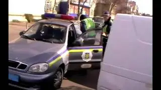 Бердянские гаишники нарушают ПДД патруль 0964
