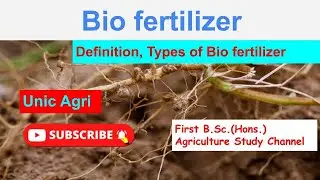 Bio fertilizer - Definition, Type of biofertilizer