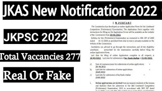 JKPSC JKAS 2022 Notification Out 😳|Filling of Online Form for J&K Admin Services@davoodrajavlogs3589