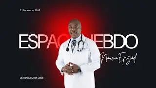 Dr Renaud Jean-Louis nan Espace Hebdo pou pataje enfòmasyon kle ak konsèy sou sante mantal.