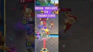 99 % PLAYER CANT HANDLE THIS PUSH FT MEGA KNIGHT #clashroyale #ultimateattack #clashesports #clashco