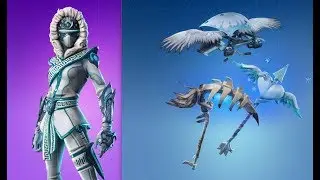 Fortnite SNOWSTRIKE SKIN Gameplay & Frozen Legends Bundle REVIEW | Luna Gam3s