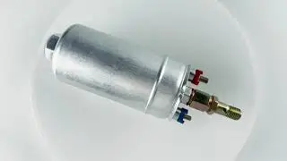 SPELAB Universal 300LPH External Inline Fuel Pump Replacing for Bosch 044 Silver