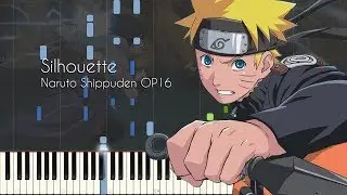 Silhouette - Naruto Shippuden OP16 - Piano Arrangement [Synthesia]