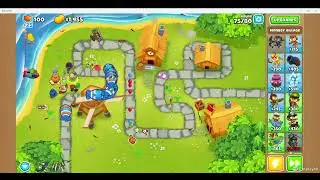 BTD6 Town Center Half Cash W/ Monkey Knowledge