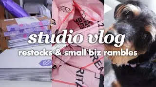 A Week of Running My Small Business! | STUDIO VLOG #114 | Plannerface