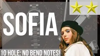 SUPER EASY: How to play Sofia by Clairo on Diatonic Harmonica 10 Holes (Tutorial)