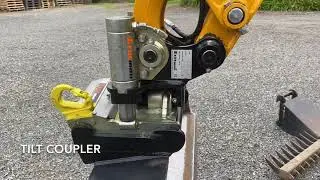 Tilt hitch/Quick coupler demo