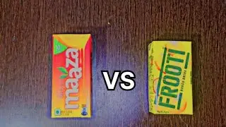 Frooti vs maaza comparison in hindi amazing experiment