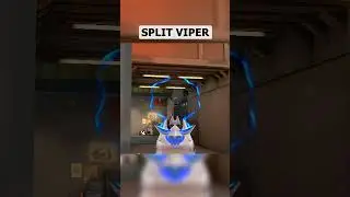 viper smoke on split #valorant #viper #smoke