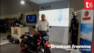 Sikkerhetskontroll av mc - Bremser fremme