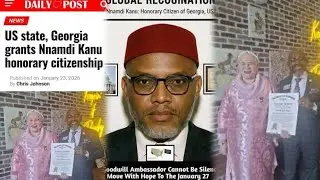 NNAMDI KANU RISES FROM PRISON TO GLORY AS US-STATE OF GEORGIA GRANTS HIM HONORARY CITIZENSHIP