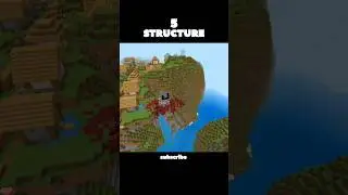 5 Structure OP Seed 😉 #minecraft #shorts