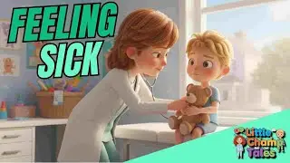 Feeling Sick Song 🤒 | Get Well Soon & Health Tips | Little Champ Tales Nursery Rhymes