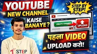 YouTube New Channel Kaise Banaye | Pehla Video Upload Karna Seekhe | Complete Guide Hindi