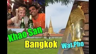 Bangkok Thailand Pt 4 Wat Pho Reclining Buddha, Khao San Nightlife, Grand Palace, No copyright music