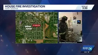 Firefighters battle early morning blaze in Fort Dodge