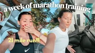 PEAK WEEK training for the nyc marathon... (a very dramatic 21 mile run)