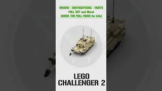 LEGO | CHALLENGER 2 MBT | 1-35 Minifig Scale #lego #moc #afol #fyp #fypシ #shorts #short #challenger2