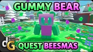 GUIA COMPLETO: Miss&atilde;o do Gummy Bear no Beesmas | BSS #roblox #beesmas #beeswarmsimulator