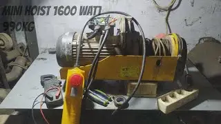 Memasang remot kendali mini hoist