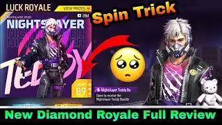 New Diamond Royale Spin Trick | Diamond Royale New Bundle Full Review | FF New Diamond Royale Bundle
