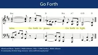 Go Forth - Community of Christ Sings #654