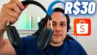 Fone de ouvido P9 - O AIRPODS MAX da Shopee! Vale a Pena!?
