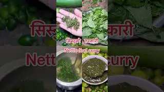 Sisnu ko tarkari | Nettle leaf curry homemade receipe #homemade #homemadecurry #homemaderecepies