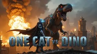 Dinosaur Destroys the City&hellip; But One Cat Fights Back 🦖💥 | Epic AI Animated Movie