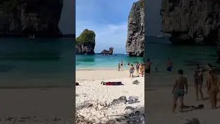 beautiful Krabi beach Thailand #thailand #krabi #beach #travel #viralvideo