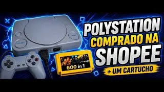 POLYSTATION COMPRADO NA SHOPEE, CARTUCHO 600 IN 1 60 PINOS.