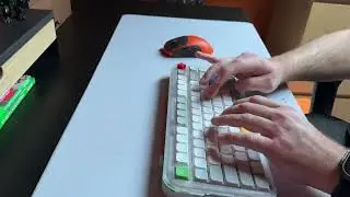 NuPhy Kick75 typing sound test with the NuPhy x Gateron Low-profile 3.0 Red Nano switches