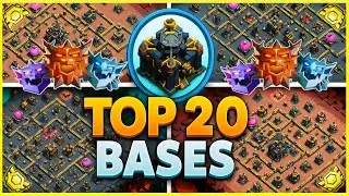 🔥TOP 20 TH17 WAR BASE🔥 | NEW META TH17 BASES ⚔️ Anti 3 Star WAR & LEGEND Bases (With Links)