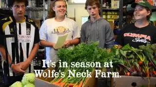 Teen Ag Program at Wolfe's Neck Farm