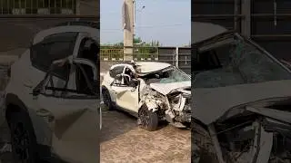 Maruti Fronx Accident 😱                 #shorts #ytshorts #youtubeshorts