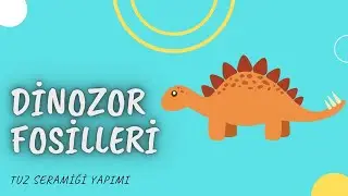 Dinozor fosili etkinliği  | Okul Öncesi Eğitim •Tuz seramiği• #dinosaurs #fosiles #preschool