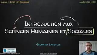 Introduction aux Sciences Humaines et Sociales