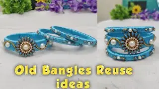 How to Reuse Old bangles| Best Out of Waste /Reuse Old Bangles| Simple & Creative DIY