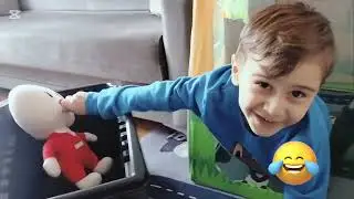 💙Burak Can &ccedil;izgi film karakterlerini kamyonuyla  &ccedil;adırın i&ccedil;ine koyuyor💙✨ 