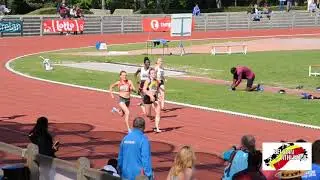 LBFA Belgian athletics outdoor championships 2018 200m women Heats 2/3