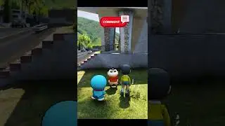 Part - 5 🤯 Alien And His Space Ship 😱  #d5gamingyt #shorts #short #funnyvideos #shinchan #nobita