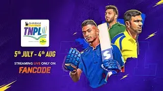 Tamil Nadu Premier League 2024 | Streaming LIVE on #FanCode