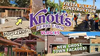 MONTEZOOMA & FIESTA VILLAGE CONSTRUCTION | Knott's Berry Farm Vlog #5 | 10/24/22
