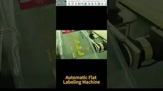 Automatic Flat Labeling Machine #labeler #machine