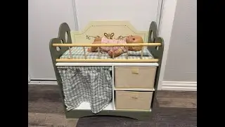 Quick Look at this Baby Doll Crib with Storage - Love it!!