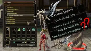 Craft pumnal șarpe și evoluăm costumul aura!! Metin2ro Romania